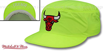 Bulls 'NEON PAINTER' Yellow Hat by Mitchell and Ness