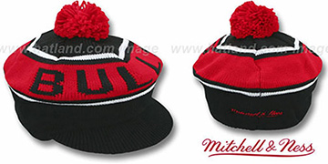 Bulls RERUN KNIT BEANIE by Mitchell and Ness