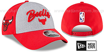 Bulls ROPE STITCH DRAFT STRETCH SNAPBACK Grey-Red Hat by New Era