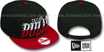 Bulls 'SAILTIP SNAPBACK' Black-Red Hat by New Era