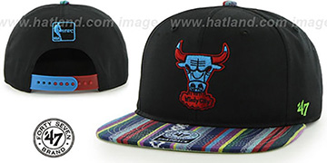 Bulls THE-DUDE SNAPBACK Black-Blue Hat by Twins 47 Brand