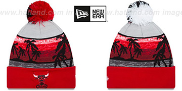 Bulls WINTER BEACHIN Knit Beanie Hat by New Era