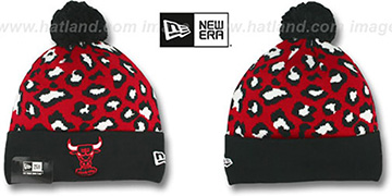 Bulls 'WINTER-JUNGLE' Knit Beanie Hat by New Era