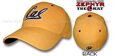 Cal DH Gold Fitted Hat by ZEPHYR