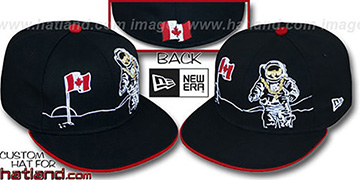 Canada MOONMAN Black Fitted Hat by New Era