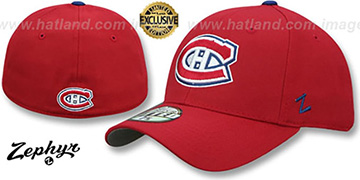 Canadiens 'SHOOTOUT' Red Fitted Hat by Zephyr