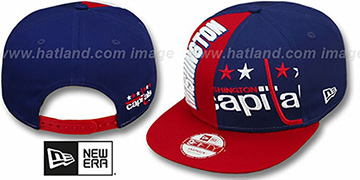 Capitals NE-NC DOUBLE COVERAGE SNAPBACK Hat by New Era