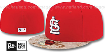 Cardinals 2015 STARS N STRIPES Fitted Hat by New Era