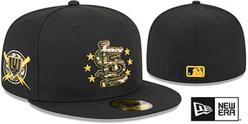 Cardinals 2024 ARMED FORCES 'STARS N STRIPES' Hat by New Era