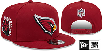 Cardinals 2024 NFL DRAFT SNAPBACK Burgundy Hat by New Era