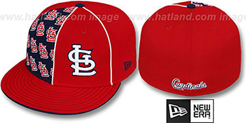 Cardinals MULTIPLY Red-Navy Fitted Hat by New Era