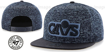 Cavaliers LEDGEBROOK SNAPBACK Navy Hat by Twins 47 Brand