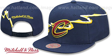 Cavaliers 'SWIFTER SNAPBACK' Navy Hat by Mitchell and Ness