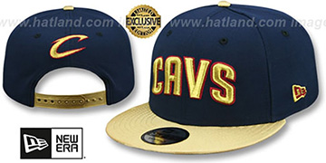 Cavaliers SWINGMAN SNAPBACK Navy-Gold Hat by New Era