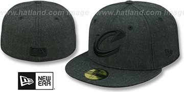 Cavaliers 'TOTAL TONE' Heather Black Fitted Hat by New Era