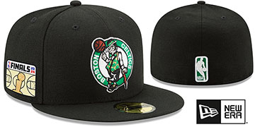 Celtics 2024 FINALS Black Fitted Hat by New Era