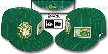 Celtics BIG-ONE DOUBLE WHAMMY Green-White Fitted Hat