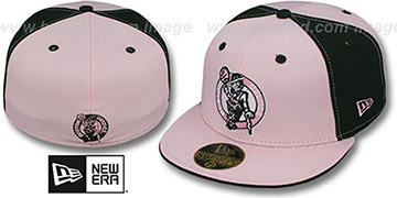 Celtics 'PINWHEEL' Light Pink-Black Fitted Hat by New Era