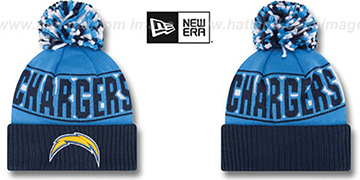 Chargers 'REP-UR-TEAM' Knit Beanie Hat by New Era