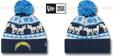 Chargers THE-MOOSER Knit Beanie Hat by New Era