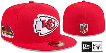 Chiefs 2024  NFL DRAFT Red Fitted Hat by New Era