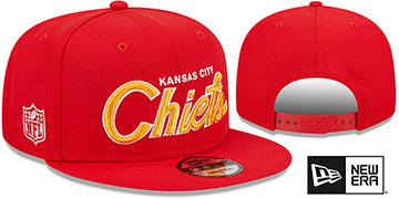 Chiefs SCRIPT-UP SNAPBACK Red Hat by New Era