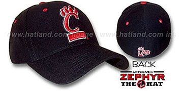 Cincinnati 'DH' Black Fitted Hat by ZEPHYR