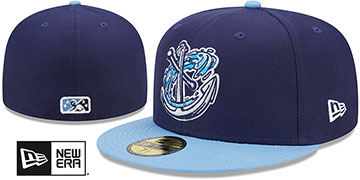 Clippers 'MILB MARVEL DEFENDERS' Navy-Sky Fitted Hat by New Era