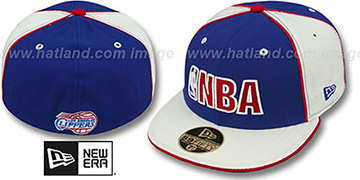 Clippers NBA PINWHEEL 2 Royal-White Fitted Hat by New Era