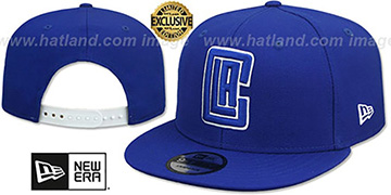 Clippers 'TEAM-BASIC SNAPBACK' Royal-White Hat by New Era