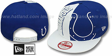 Colts 'NE-NC DOUBLE COVERAGE SNAPBACK' Hat by New Era