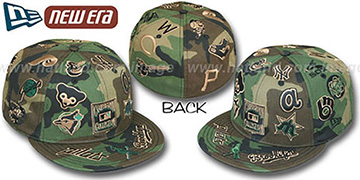 Cooperstown ARMY CAMO ALL-OVER Fitted Hat by New Era