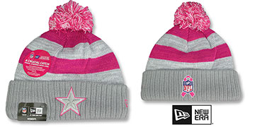 Cowboys 2016 WOMENS BCA CRUCIAL CATCH Knit Beanie Hat by New Era