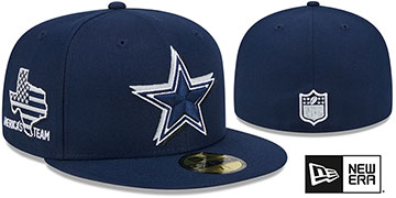 Cowboys 2024 NFL DRAFT Navy Fitted Hat by New Era