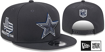 Cowboys 2024 NFL DRAFT SNAPBACK Grey Hat by New Era