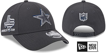 Cowboys 2024 NFL DRAFT STRETCH-SNAP Grey Hat by New Era