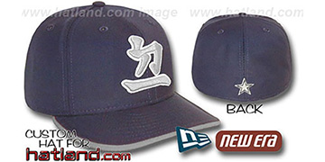 Cowboys CHINESE FLIP Navy Fitted Hat