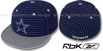 Cowboys 'CUTTER' Navy-Grey Fitted Hat by Reebok