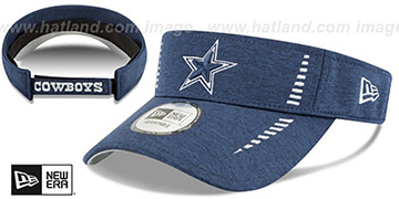 Cowboys 'HEATHERED SPEED-VISOR' Navy by New Era