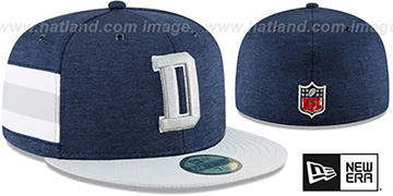 Cowboys HOME ONFIELD STADIUM Navy-Grey Fitted Hat by New Era