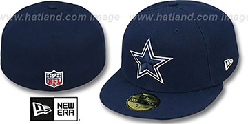 Cowboys NFL STADIUM STAR Navy Fitted Hat by New Era