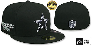 Cowboys 'NFL VIRTUAL DRAFT' Black Fitted Hat by New Era