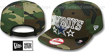 Cowboys STAR-UP CITY SNAPBACK Army Hat by New Era