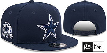 Cowboys STARS TEAM SIDE-PATCH SNAPBACK Navy Hat by New Era