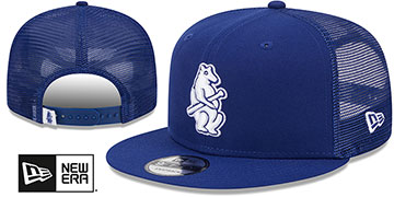 Cubs 'COOP TEAM-BASIC TRUCKER SNAPBACK' Royal Hat by New Era