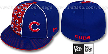 Cubs MULTIPLY Royal-Red Fitted Hat by New Era