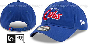 Cubs 'RETRO-SCRIPT SNAPBACK' Royal Hat by New Era