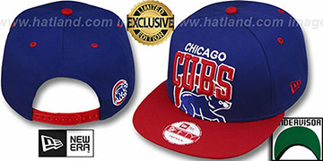 Cubs 'SUPER-LOGO ARCH SNAPBACK' Royal-Red Hat by New Era