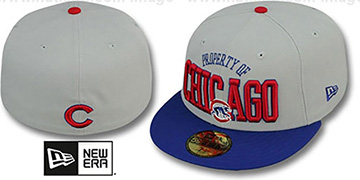 Cubs TEAM-PRIDE Grey-Royal Fitted Hat by New Era