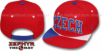 Czech SUPERSTAR SNAPBACK Red Hat by Zephyr